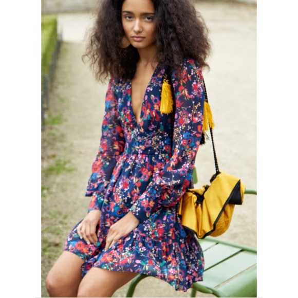 saloni floral pia dress
